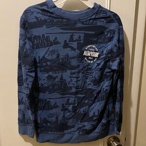 H&M Navy Blue Kids Sweatshirt with New York Graphic